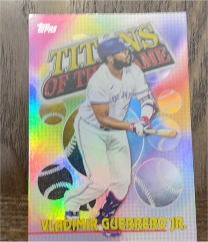 2026 Topps Series One #TOG-17 Vladimir Guerrero Jr. Titans Of The Game — front