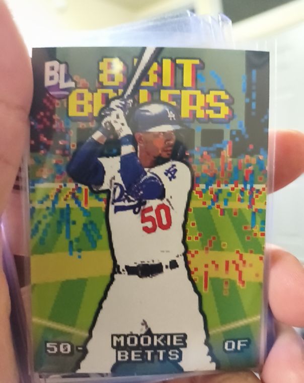 2023 Topps Big League #8B-1 Mookie Betts 8 Bit Ballers — front