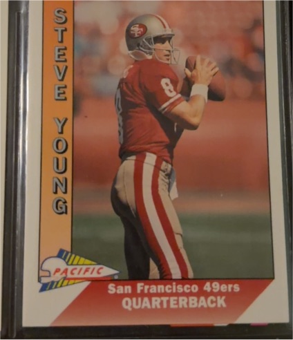 1991 Pacific #470 Steve Young — front
