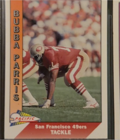 1991 Pacific #465 Bubba Paris — front
