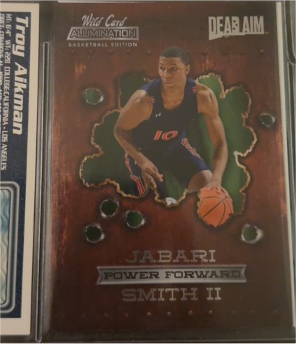 2022 Wild Card Alumination Dead Aim #ADA-9 Jabari Smith II — front