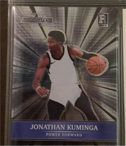 2021-22 Wild Card Alumination #ABC-4 Jonathan Kuminga — front