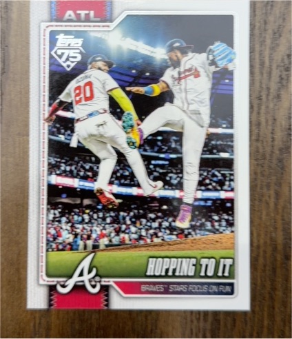 2026 Topps Series 1 #118 Hopping To It Atlanta Braves — front