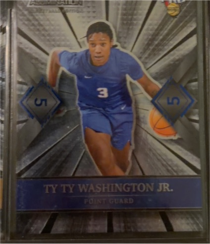 2021-22 Wild Card Alumination #ABC-74 Ty Ty Washington Jr. — front