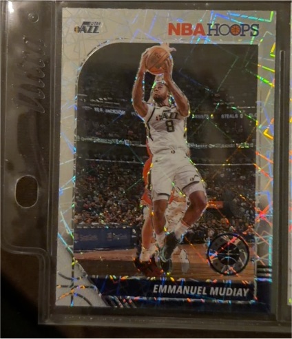 2019 Panini NBA Hoops Premium Stock #124 Emmanuel Mudiay — front
