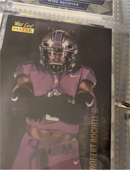 2021 Wild Card Matte Premier #MBC-61 Robert Rochell — front