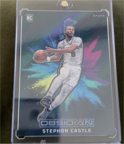2024-25 Panini Obsidian #6 Stephon Castle — front