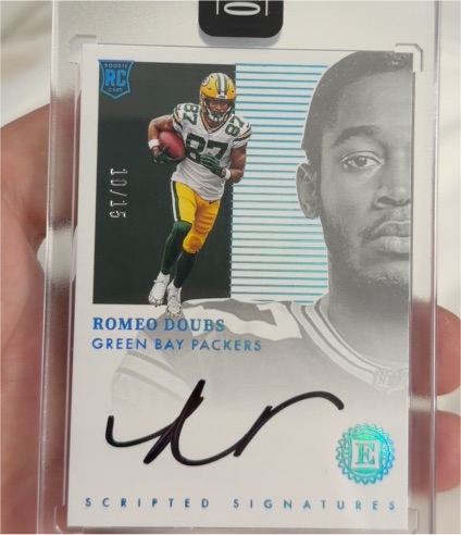 2022 Panini Encased #10 Romeo Doubs — front
