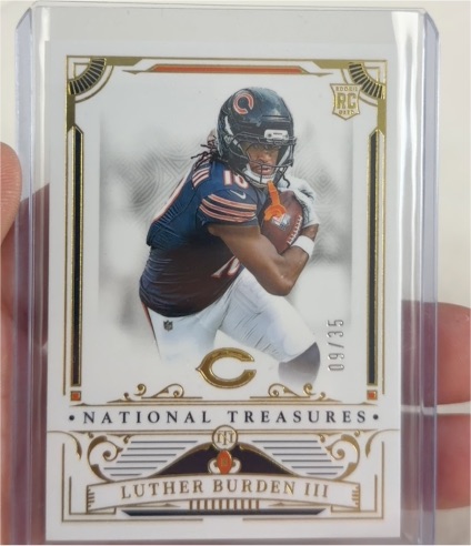 2025 Panini National Treasures #4 Luther Burden III — front