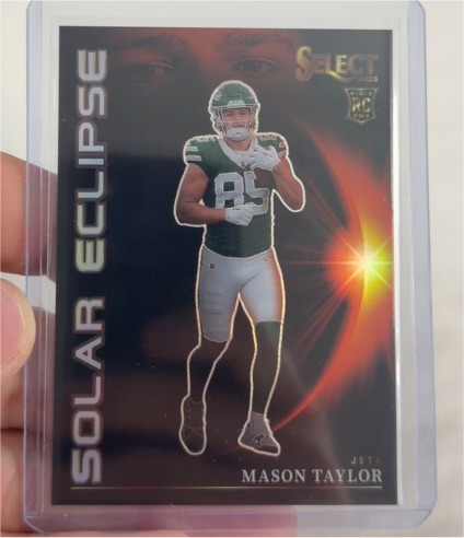 2025 Panini Select #8 Mason Taylor Solar Eclipse — front