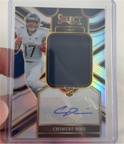 2025 Panini Select #JRS-CDE Chimere Dike — front