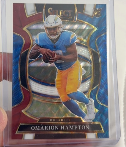 2025 Panini Select #2 Omarion Hampton — front