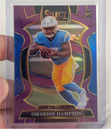 2025 Panini Select #2 Omarion Hampton — front