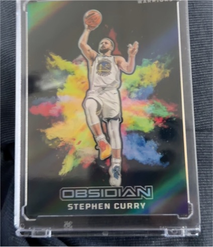 2023-24 Panini Obsidian #23 Stephen Curry — front
