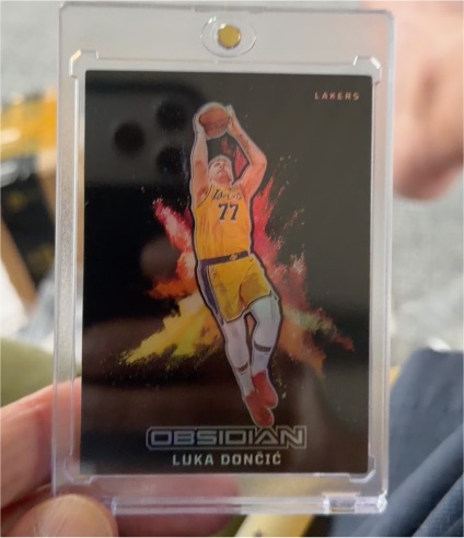 2024-25 Panini Obsidian #12 Luka Dončić — front