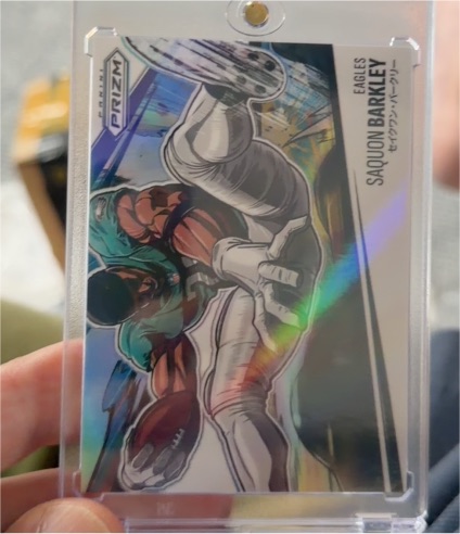 2025 Panini Prizm Manga Horizontal #2 Saquon Barkley — front