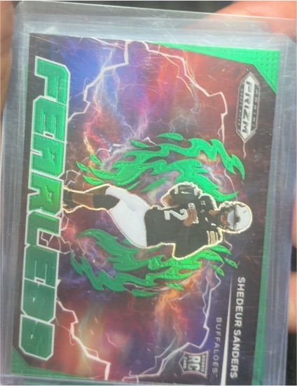 2025 Panini Prizm Draft Picks Fearless #F-SSS Shedeur Sanders — front
