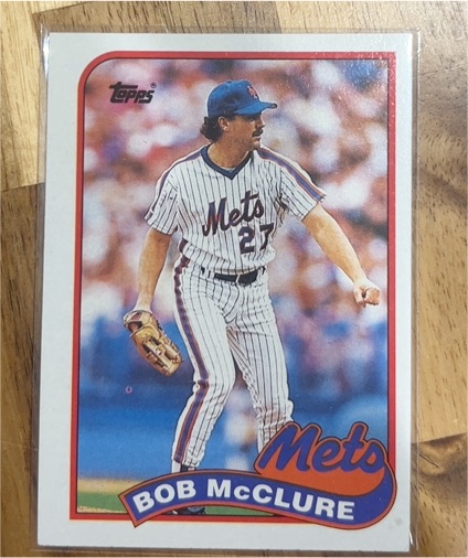 1989 Topps #182 Bob McClure — front