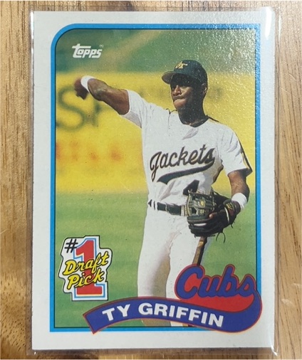 1989 Topps #713 Ty Griffin — front