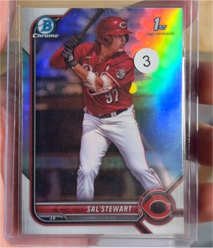 2022 Bowman Draft Chrome #BDC-122 Sal Stewart — front