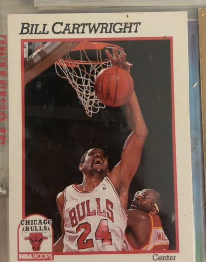 1991-92 Hoops #27 Bill Cartwright — front