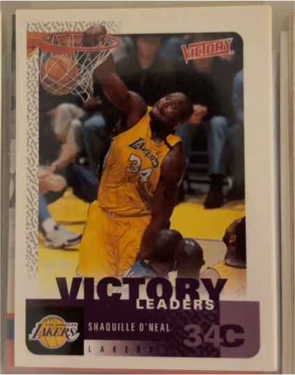 2000-01 Upper Deck Victory #244 Shaquille O'Neal — front