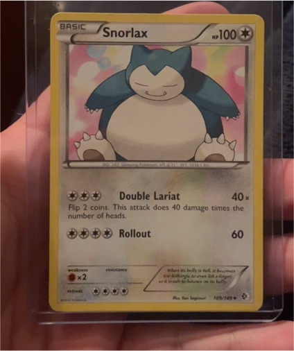 2012 Pokémon Boundaries Crossed #109 Snorlax — front