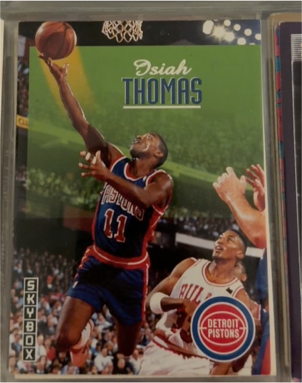 1992 SkyBox #73 Isiah Thomas — front