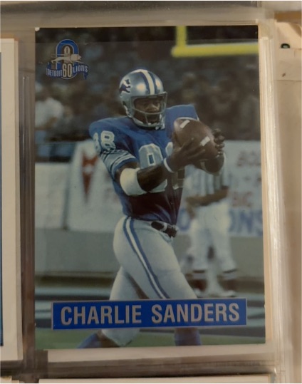 1990 Pro Set #102 Charlie Sanders — front