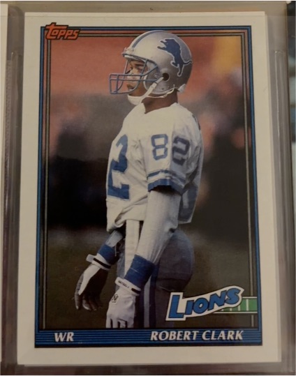 1991 Topps #405 Robert Clark — front