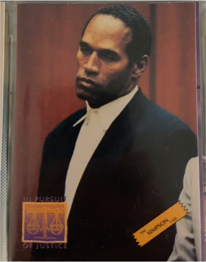 1994 Interlink In Pursuit of Justice The Simpson Case Promo #P7 O.J. Simpson In Court — front