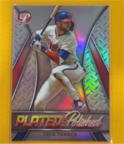 2025 Topps Pristine Plated and Polished #PP-35 Trea Turner — front