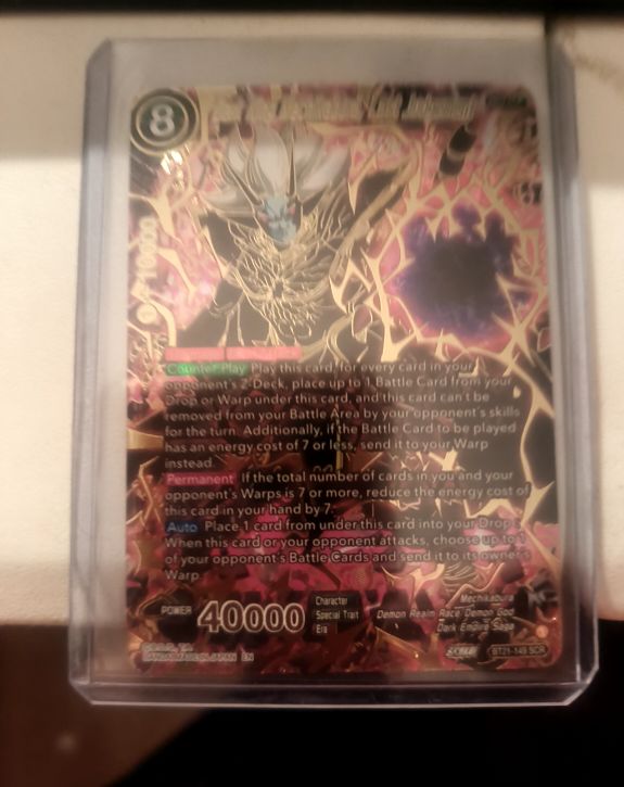Dragon Ball Super Wild Resurgence BT21-149 Dark King Mechikabura, Last Judgement SCR — front