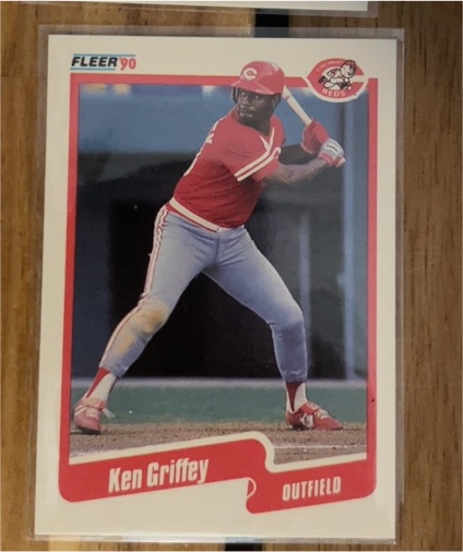 1990 Fleer #420 Ken Griffey Cincinnati Reds — front