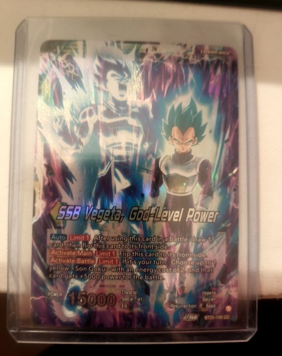 SSB Vegeta, God-Level Power BT21-100 — front