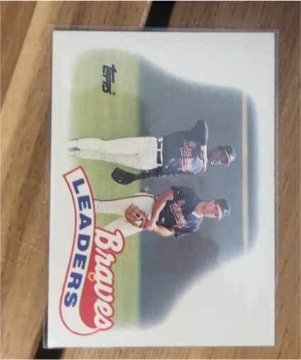 1989 Topps #171 Atlanta Braves Team Leaders — front