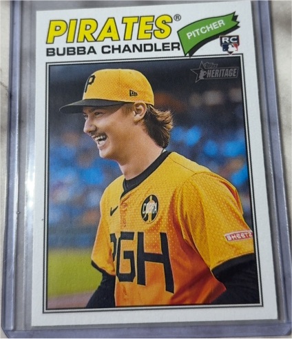 2026 Topps Heritage #265 Bubba Chandler — front
