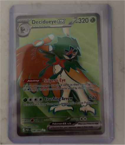 2016 Pokemon Perfect Order #100 Decidueye ex — front