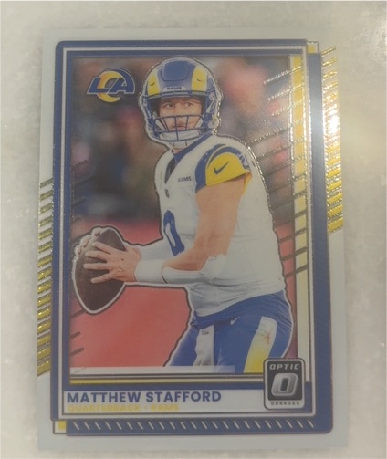 2025 Panini Donruss Optic #198 Matthew Stafford — front