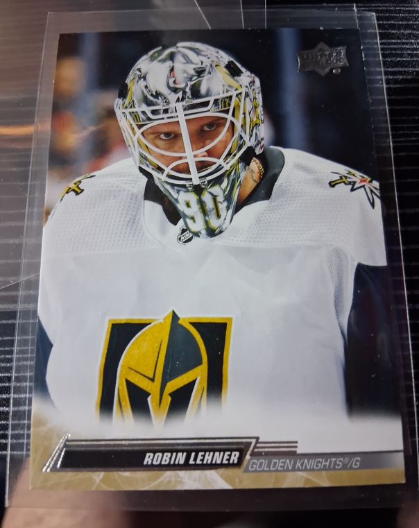 2022-23 Upper Deck #183 Robin Lehner — front