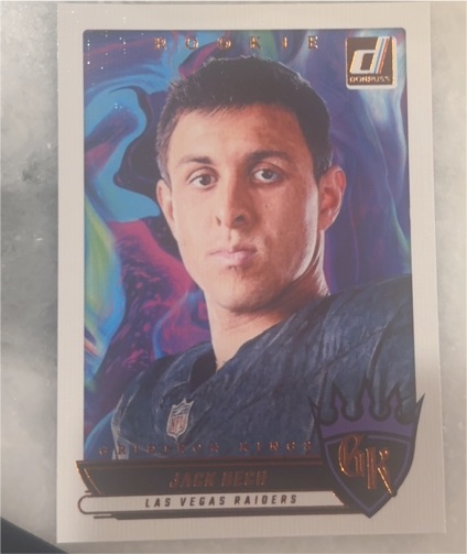 2025 Panini Donruss #RGK-JBH Jack Bech Rookie Gridiron Kings — front