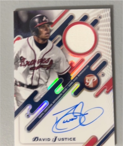 2025 Topps Pristine #PPAR-DJ David Justice — front