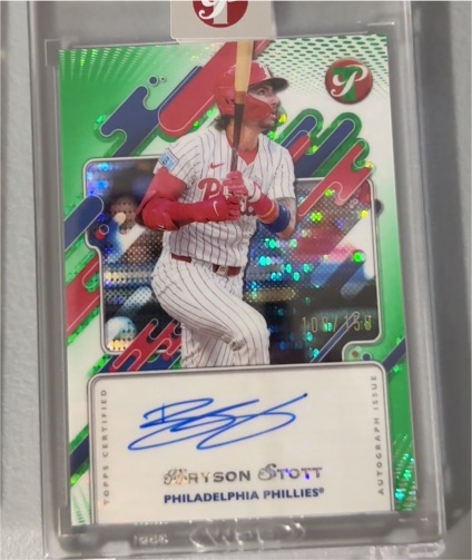 2025 Topps Pristine #PA-BS Bryson Stott — front