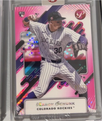 2025 Topps Pristine #108 Aaron Schunk — front