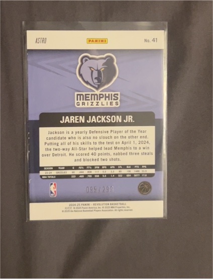 2024-25 Panini Revolution #41 Jaren Jackson Jr. — front
