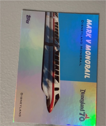 2025 Topps Disneyland 70th #T54-4 Mark V Monorail — front