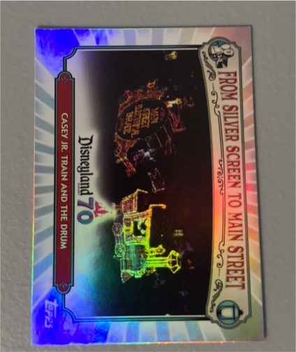2025 Topps Disneyland 70th #MS-3 Casey Jr Train and the Drum — front