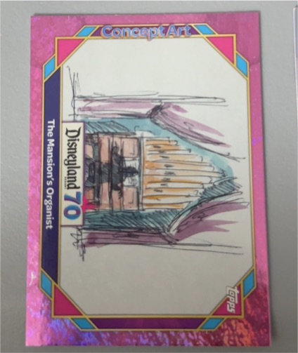 2025 Topps Disneyland 70 #127 The Mansion's Organist — front