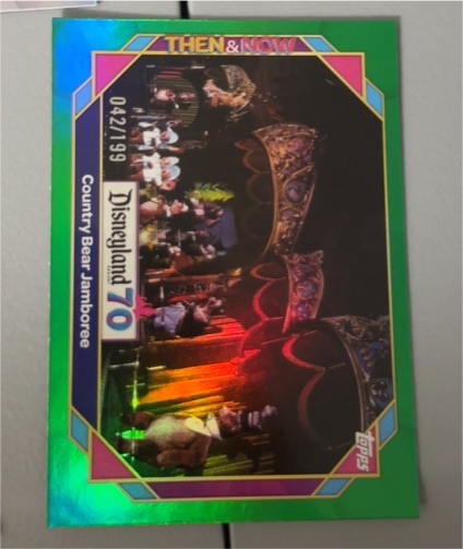 2025 Topps Disneyland 70th #22 Country Bear Jamboree — front