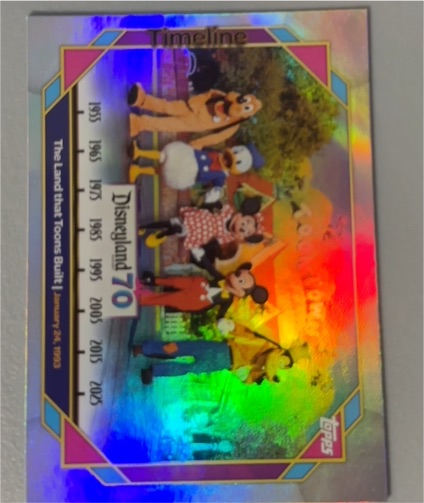 2025 Topps Disneyland 70th Timeline The Land that Toons Built #96 — front